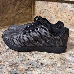 Nobull Dark Camo Camouflage Trainers Black Athletic Shoes Unisex Women's 6